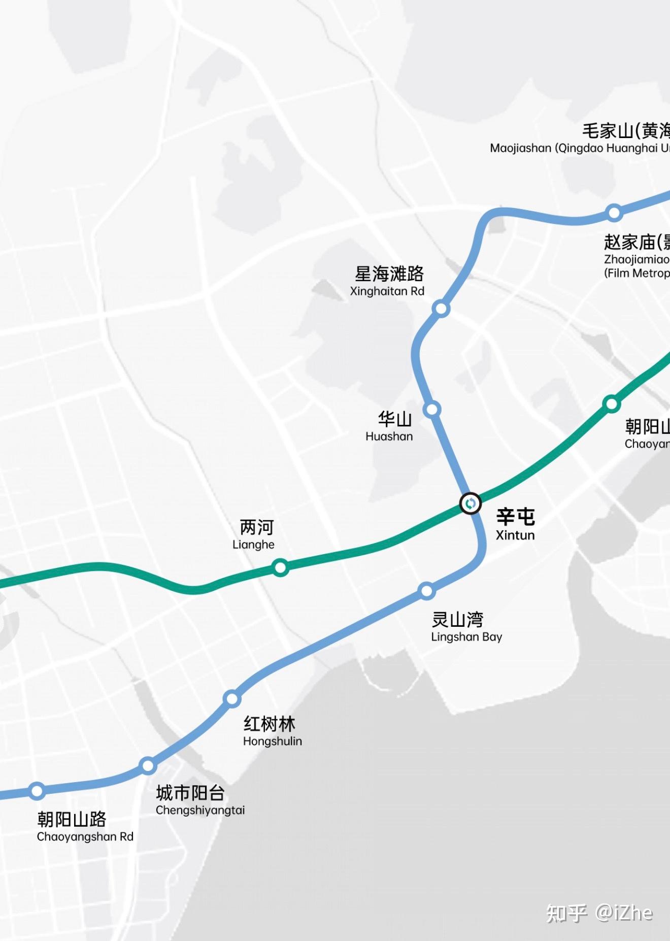 青岛地铁2028年线路规划示意图 - 知乎