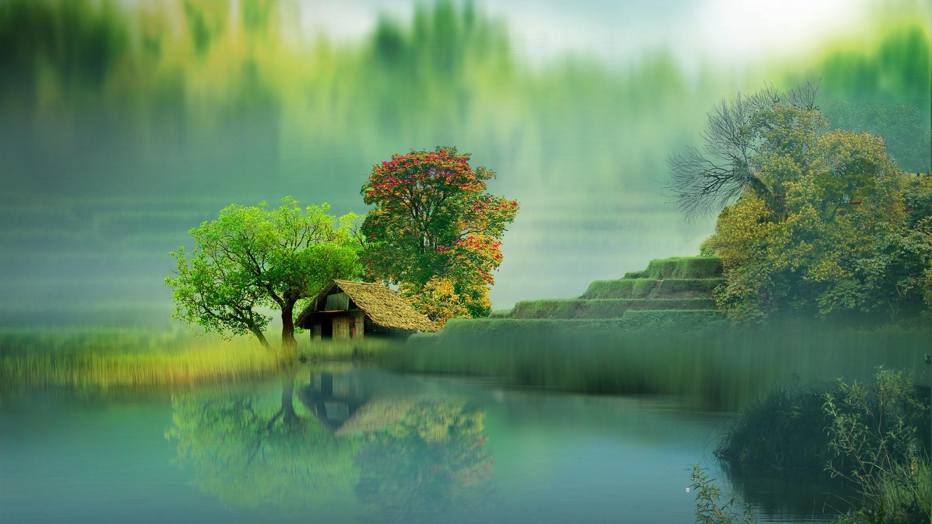 有哪些极富美感的绿色系壁纸? - 知乎