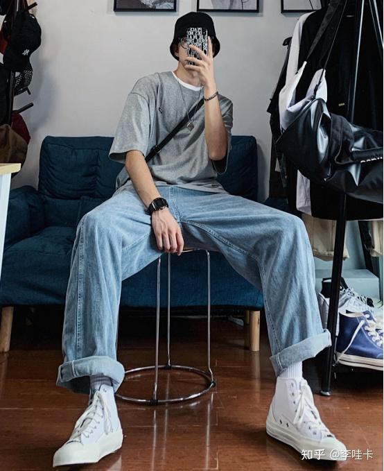 男生头大身小如何穿衣服好看?