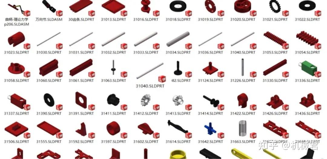 慧鱼SolidWorks零件3D模型库大全（含参数可编辑），分享给大家 - 知乎