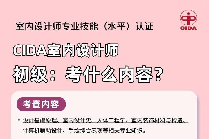 CIDA室内设计师考试考什么内容？ - 知乎