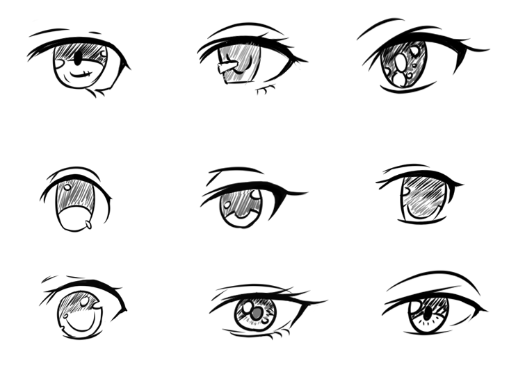 画漫画如何画出各种日漫风眼睛? - 知乎