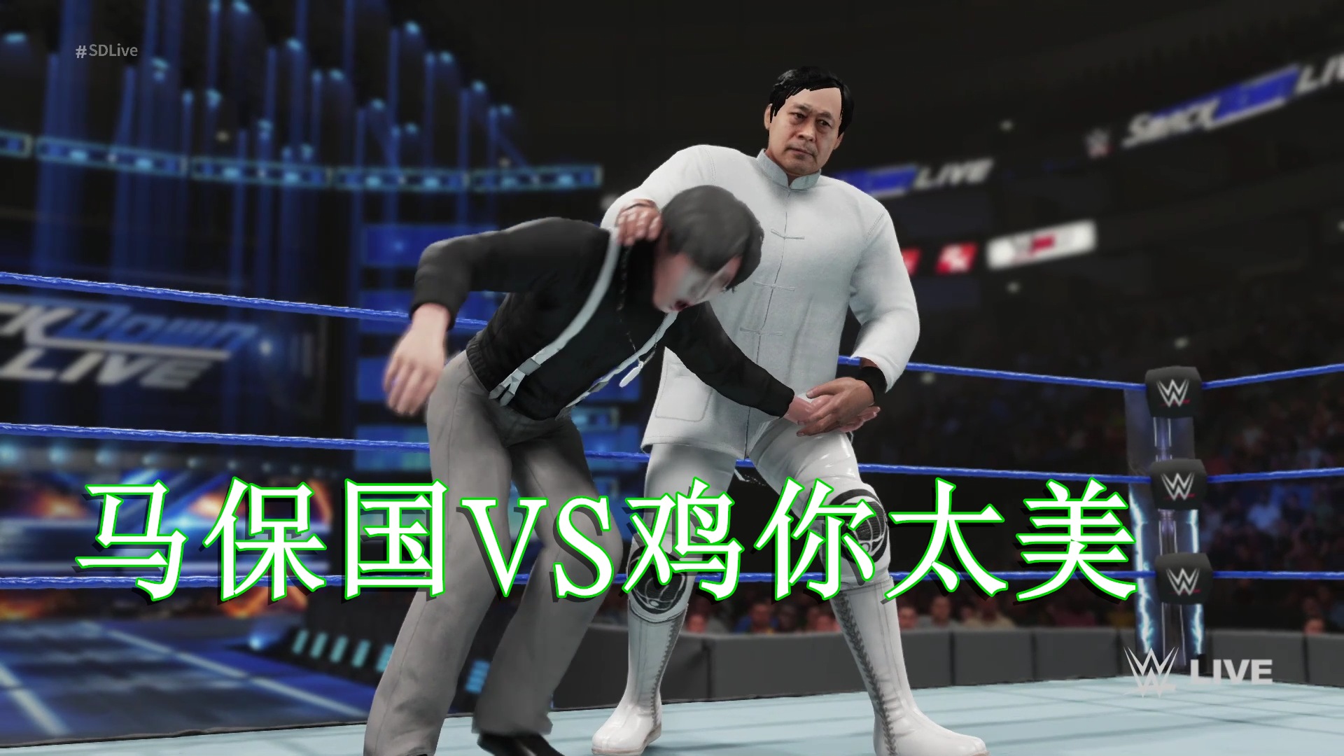 3d格斗游戏马保国vs鸡你太美年轻人不讲武德你要耗子尾汁