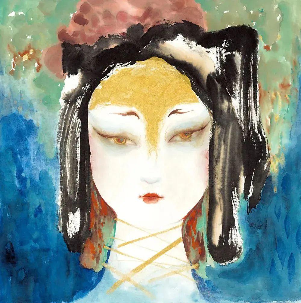 【艺术世界】新国风水墨画｜传统五色在张渔笔下交织出瑰丽画面 - 知乎