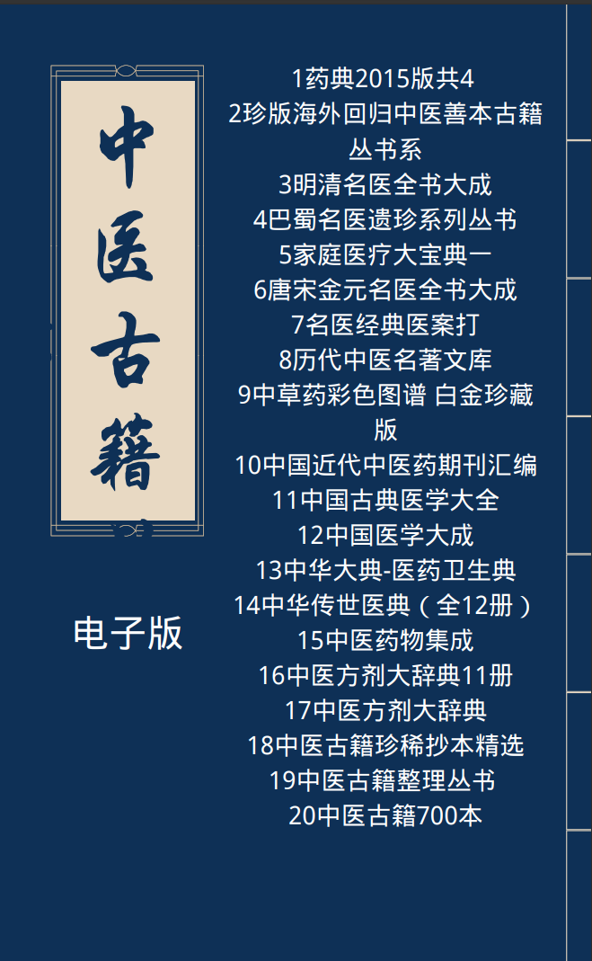 中医古籍丛书集合大全(电子版) - 知乎