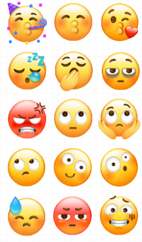 soul系统自带小黄脸表情包