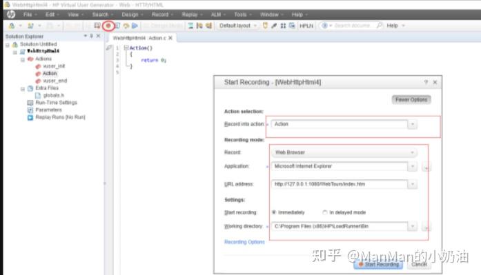 Loadrunner12 录制Web脚本 - 知乎