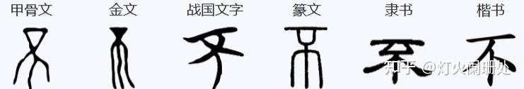 从字开始:“不” - 知乎