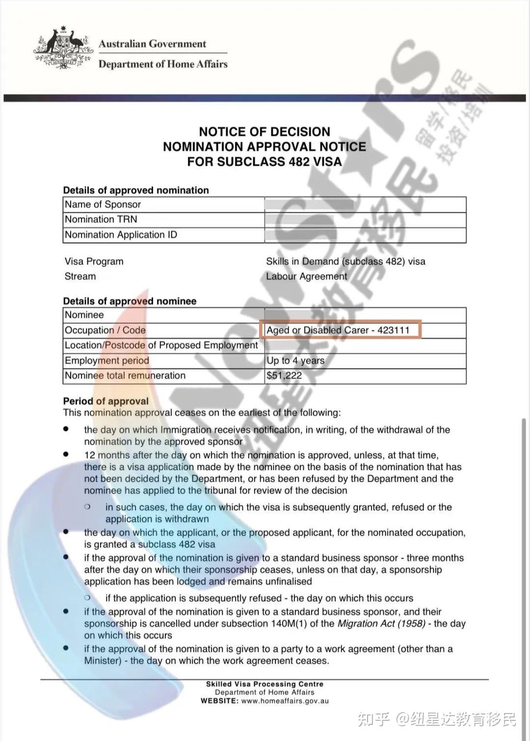 澳洲移民】40岁老年护理482签证获批，之后可转绿卡！ - 知乎