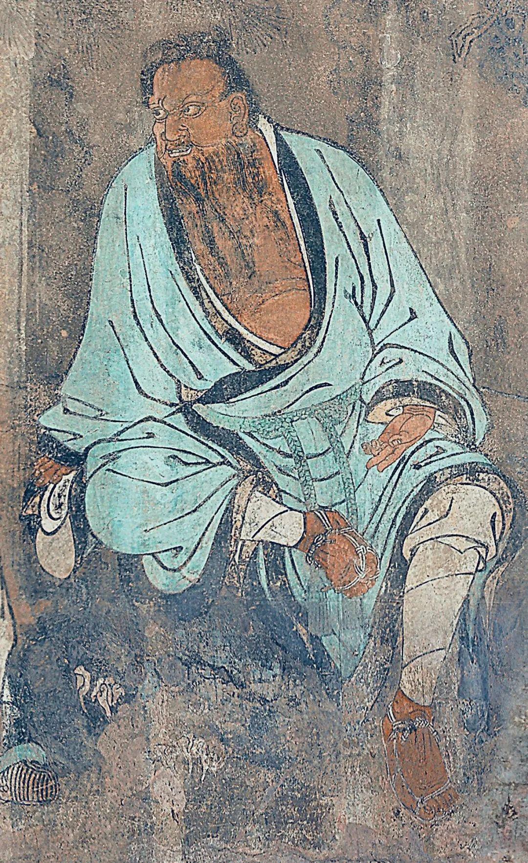 山西永乐宫纯阳殿-元代壁画:吕洞宾神仙故事:钟吕论道、八仙过海图【多图细赏】 - 知乎