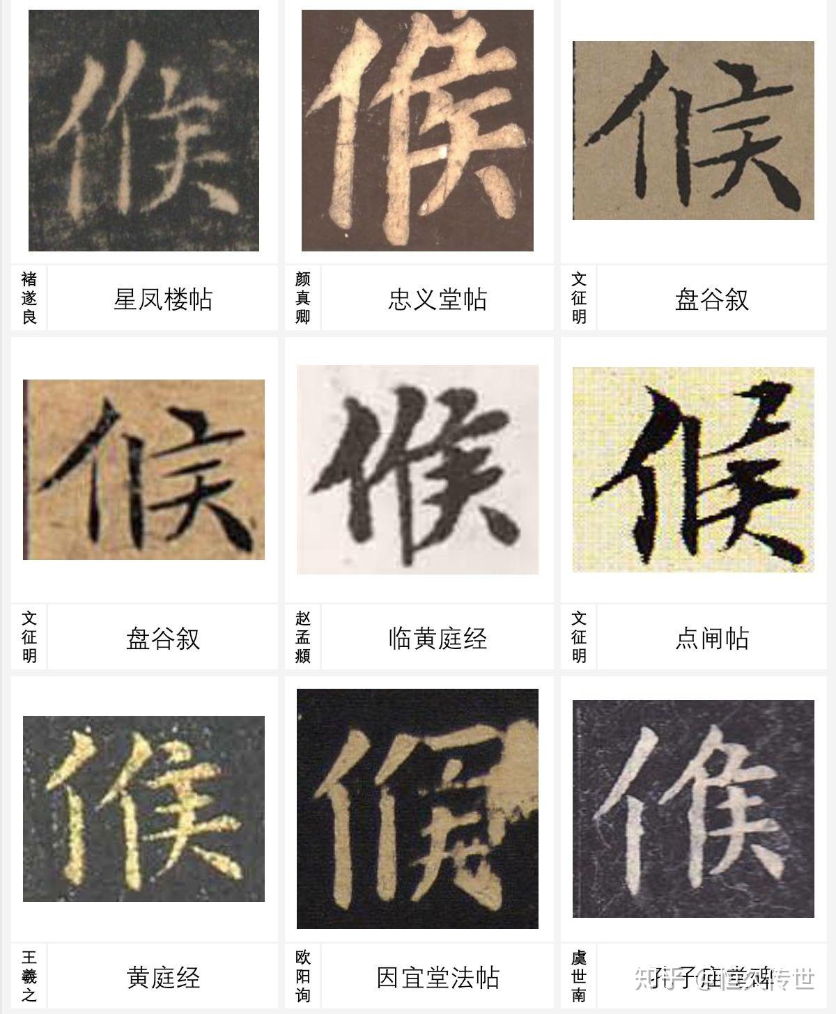 候字是左右结构为什么第三笔是中间的竖