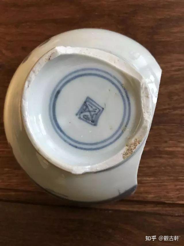 康熙青花瓷器部分款识辨别：标志、图案、花押款- 知乎