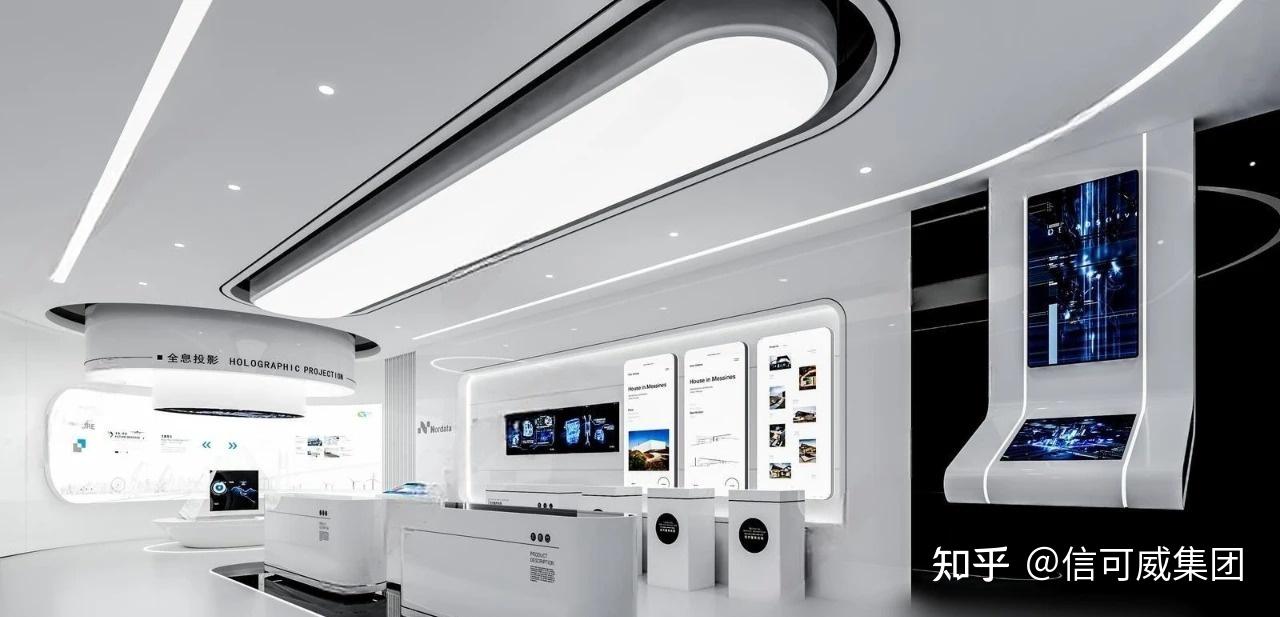 欣赏|100个高质量企业展厅空间设计模型 - 知乎
