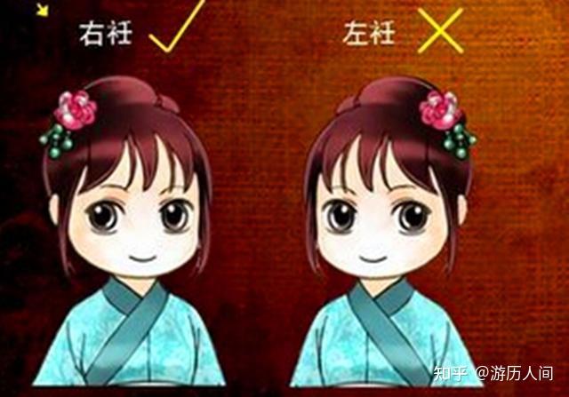我国古代汉服左衽和右衽,为何很多人对左衽持有不满态度? - 知乎