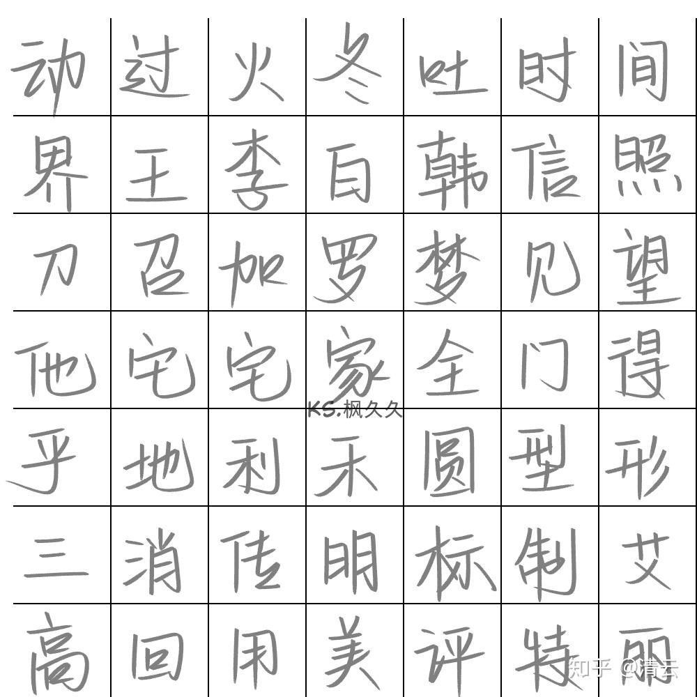 med手写字帖看看孩子叭手写素材哪位姐妹有哇