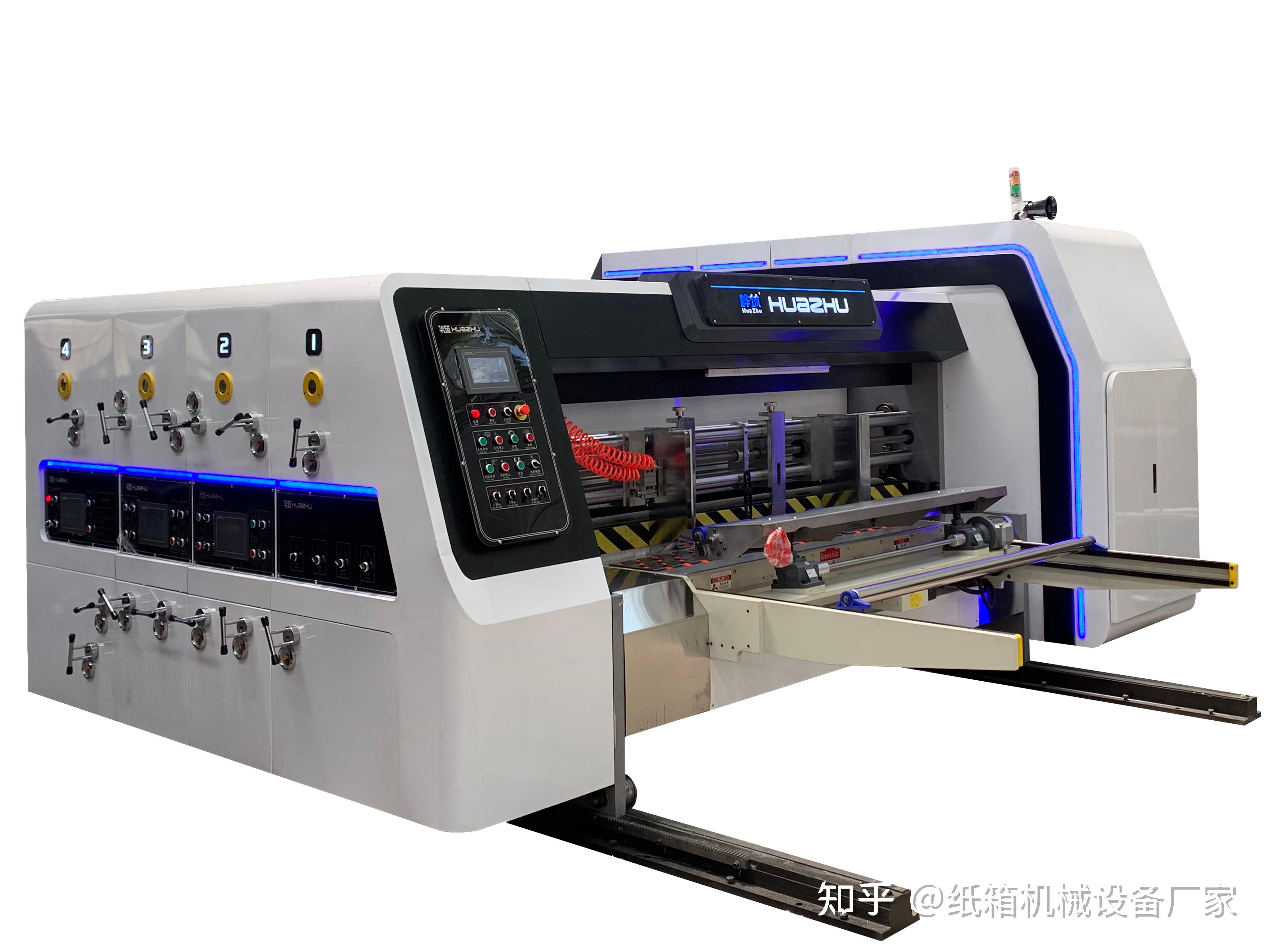 纸箱印刷机a全自动整机电调智能印刷机换单方便吗纸箱机械设备爱好者