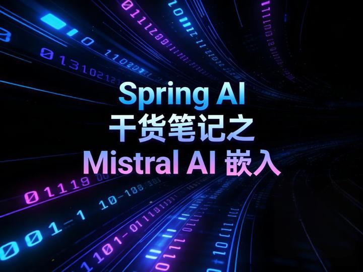 36_Spring AI 干货笔记之 Mistral AI 嵌入 - 知乎