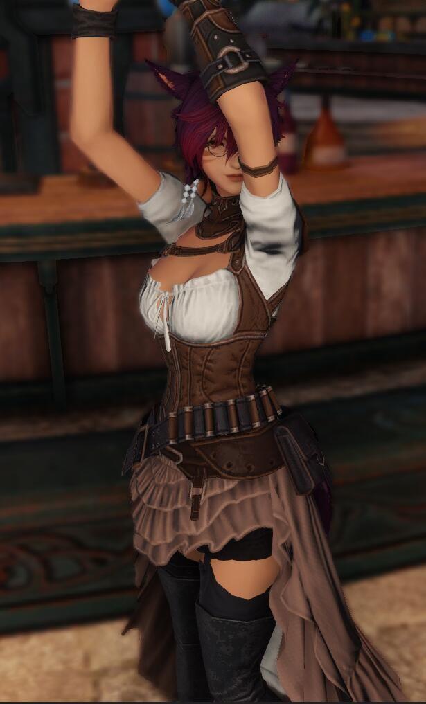 ff14猫女有什么好看的投影