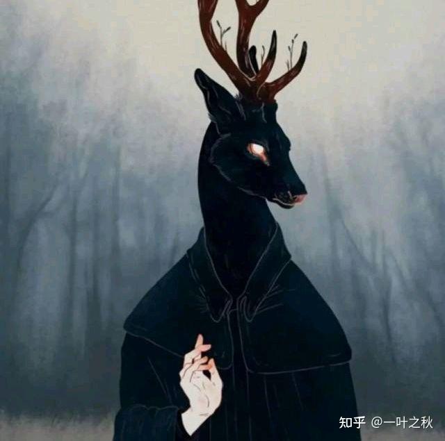 有没有一张鹿头人身观音手势的壁纸