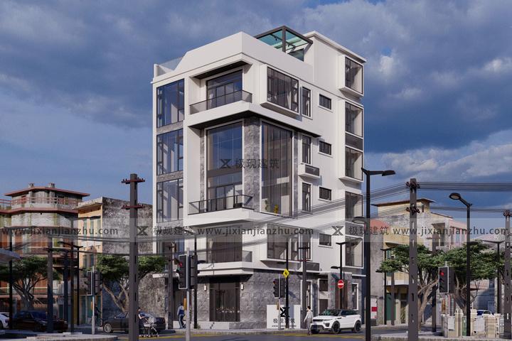 广东湛江丨六层现代风格自建别墅,尺寸:9m*14m - 知乎