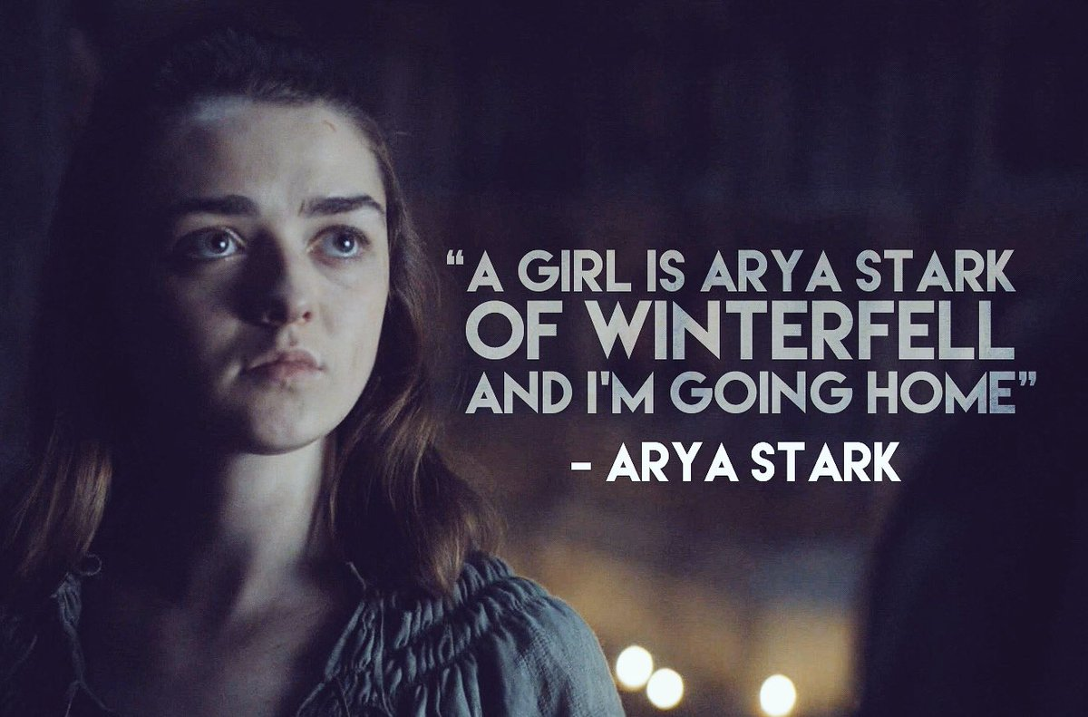如何评价冰与火之歌中的艾莉亚史塔克aryastark
