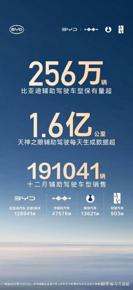 256 万+用户、日均1.6 亿公里数据, 比亚迪让全民智驾照进现实