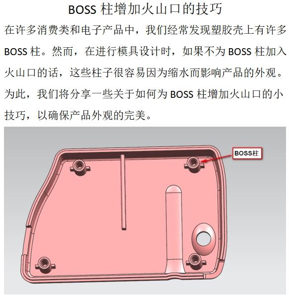 BOSS柱增加火山口的技巧 - 知乎