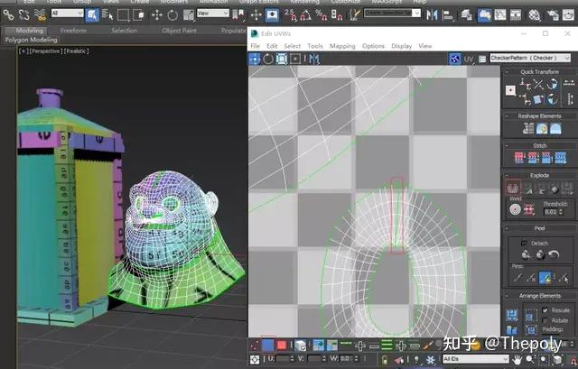 Maxscript Uv Max 常用的展UV方法 - 知乎