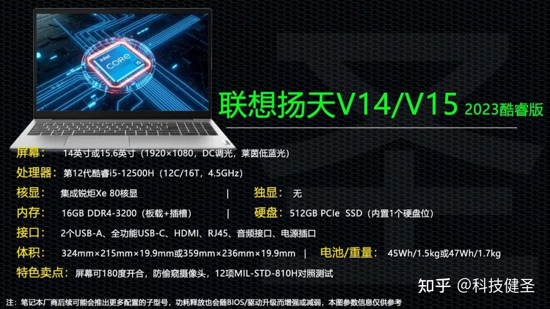 联想扬天v14参数图片