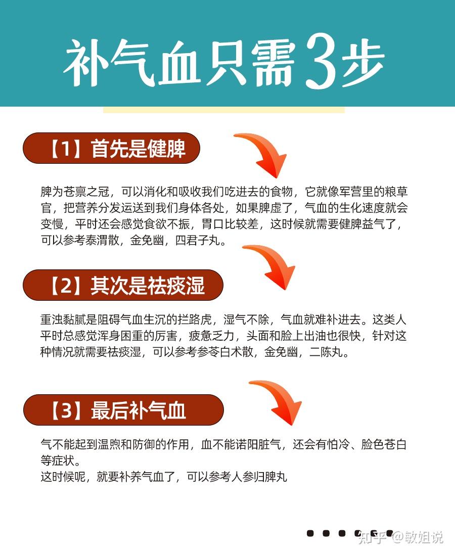 补气血只需3步，把气血补到根上 - 知乎