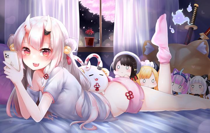 谁有可爱的二次元鬼娘高清无水印壁纸分享一下?