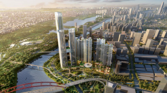 【UA尤安设计】超高层顶级住区落地典范——武汉BFC复星外滩中心|御江廷-云轩 - 知乎
