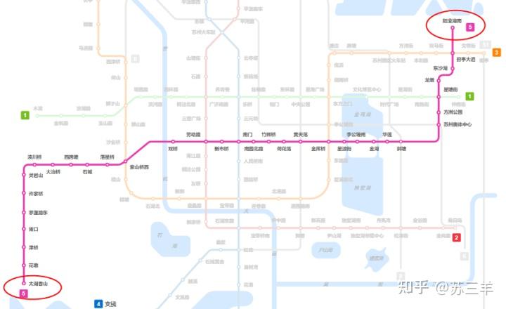 蘇州地鐵 5 號線 6 月 29 日開通初期運營,五號線的運營將會對蘇州