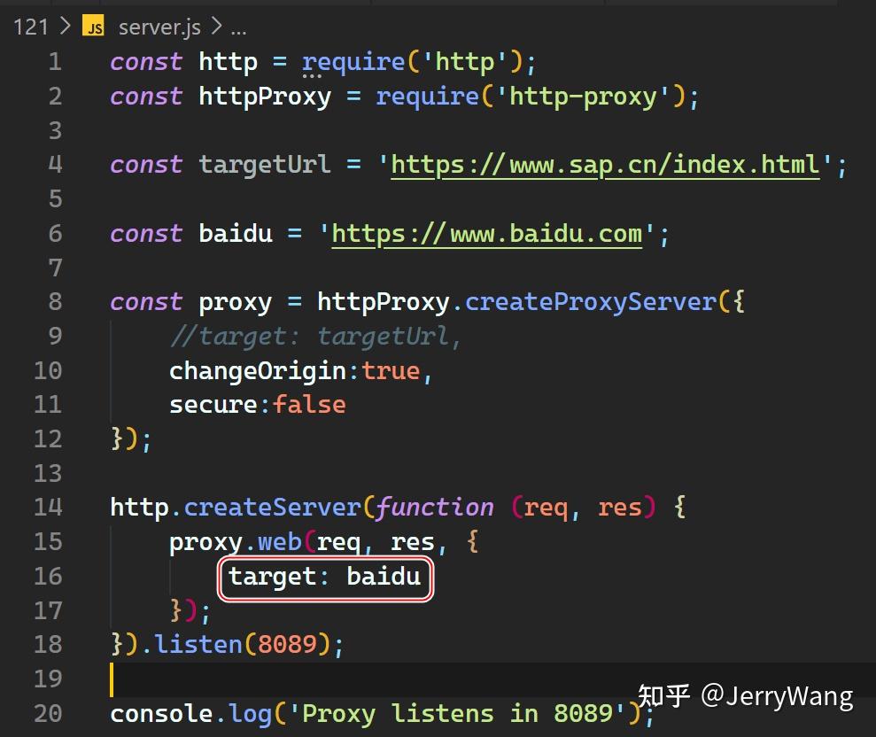 使用 http-proxy 代理 HTTP 请求时遇到的 the requested url is invalid 错误消息 - 知乎
