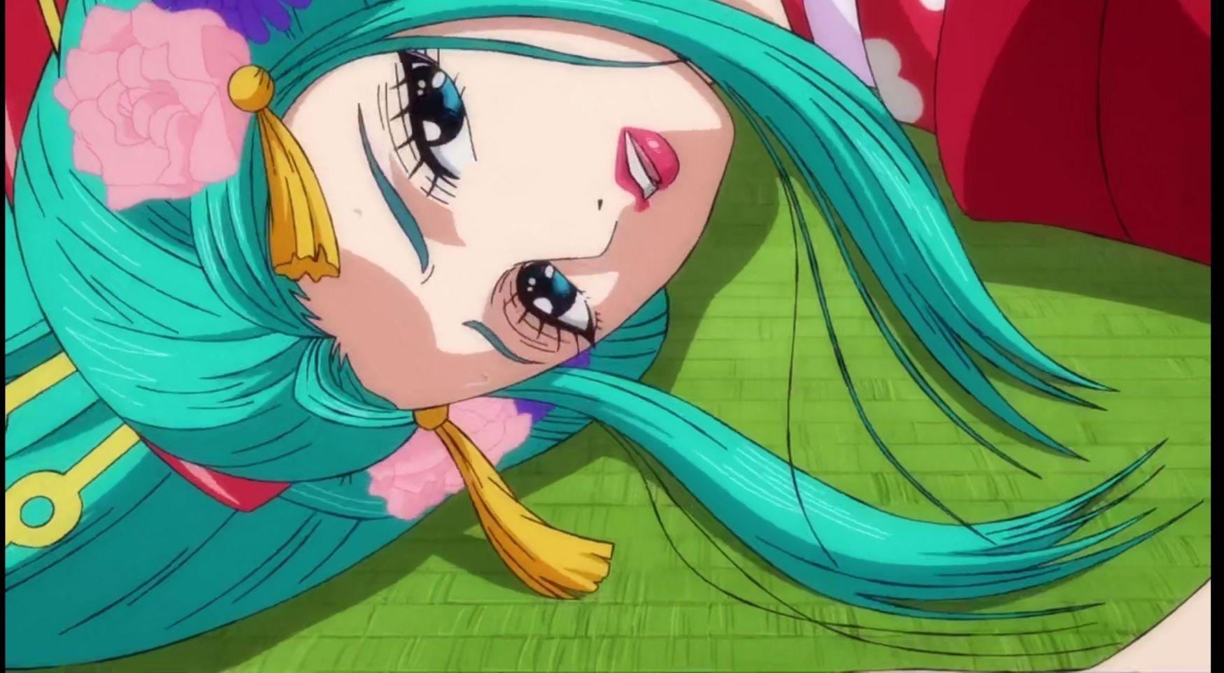 海贼王里有一个绿色头发的女子是谁? - 知乎