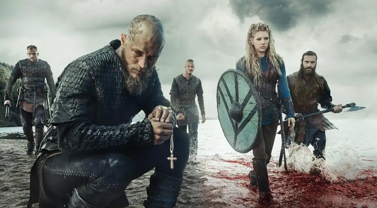 拉格纳的儿子为父报仇将小胖子国王做成了血红的鹰