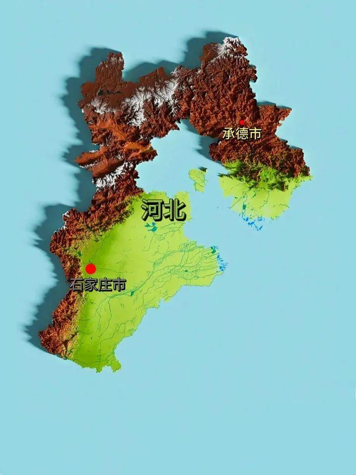 震撼高清!中国34个省级行政区立体地图!看完才明白,原来我们省是长这样的啊?