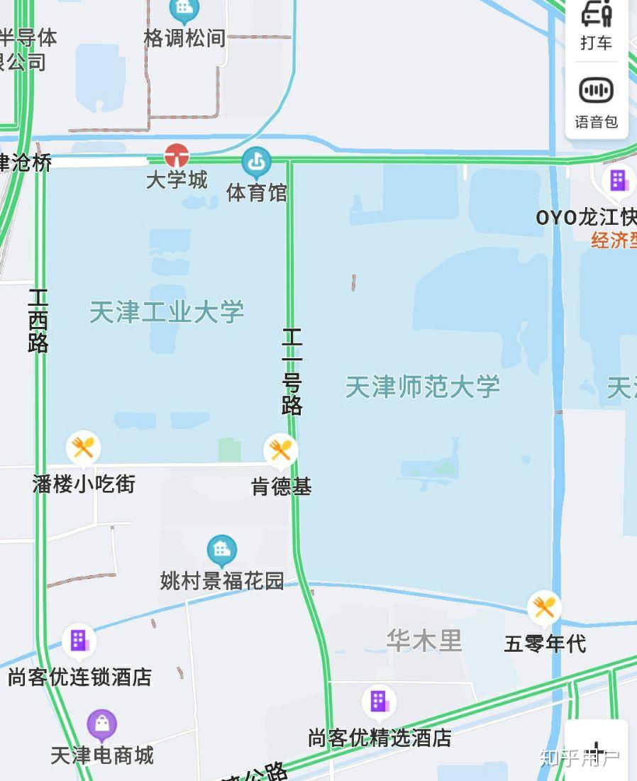 天津理工大学校内地图图片