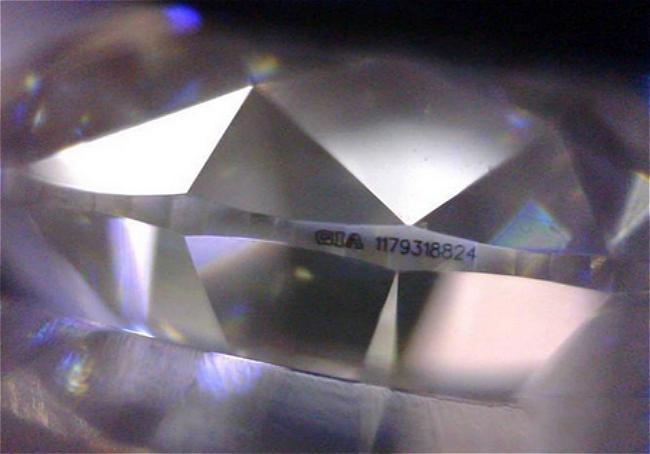 gia钻石的腰棱编号和证书有可能造假吗