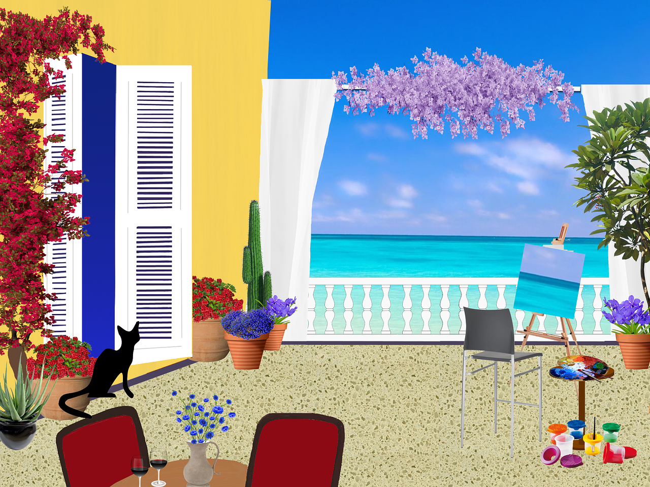 阳台发呆是什么歌