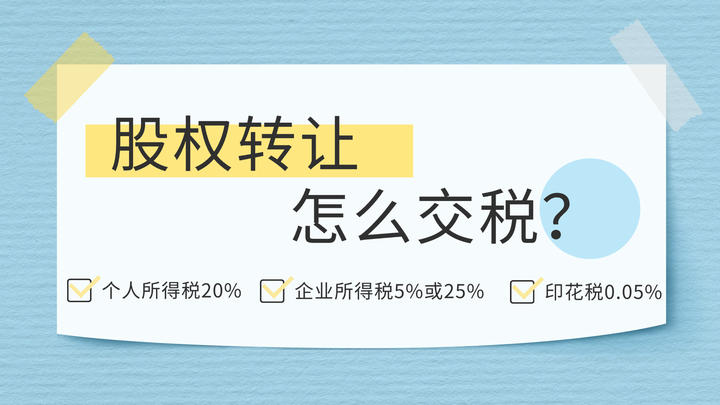 别再瞎交!股权转让交税这样算才正确! - 知乎