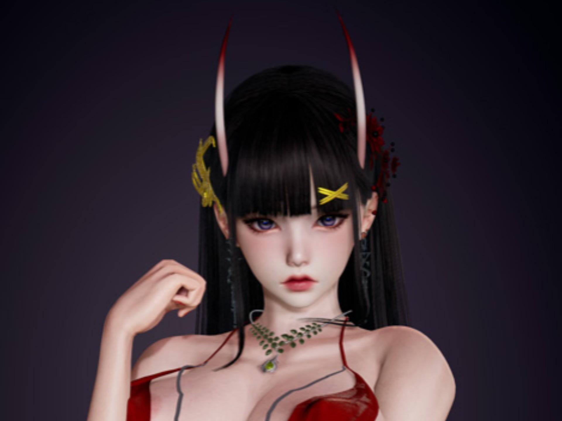 碧蓝航线 能代 人物捏脸展示