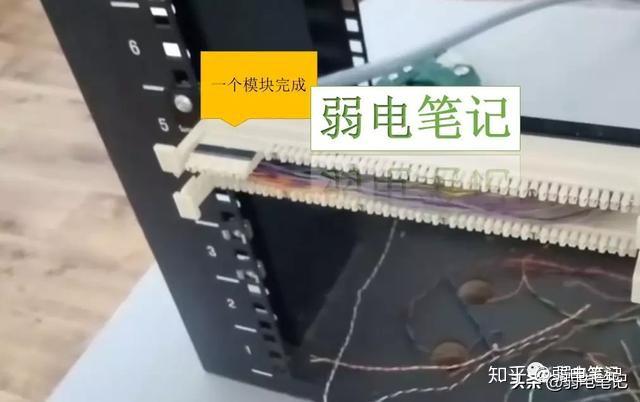 最全图文大对数电缆端接到110(语音)配线架,电话配线架打线 图22 最全图文大对数电缆端接到110(语音)配线架,电话配线架打线 图22