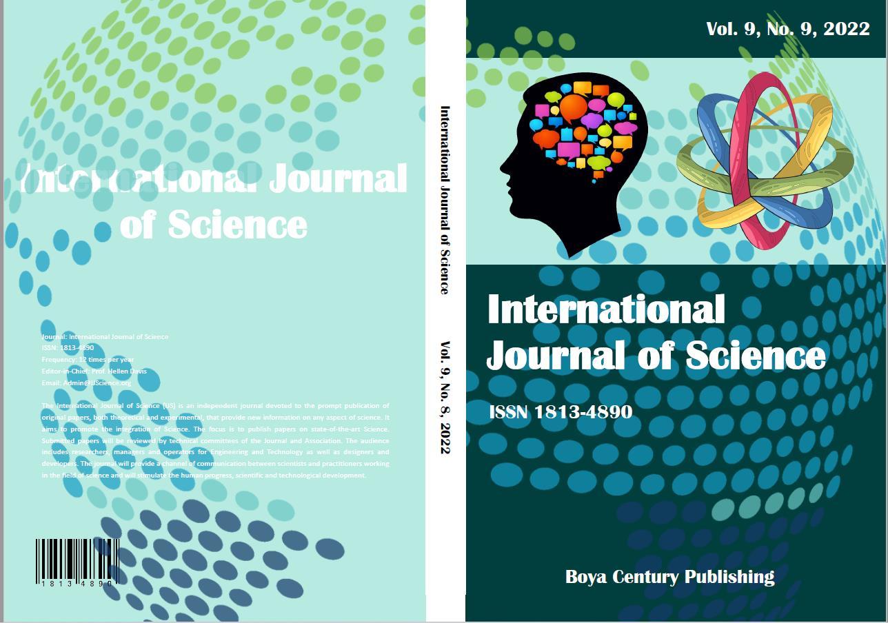 International Journal of Science(IJS) ISSN 18134890 知乎