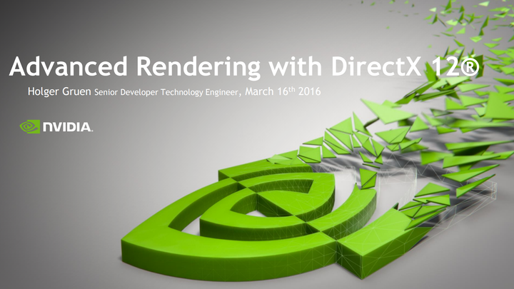 To the Point: DirectX 12 Brings Change