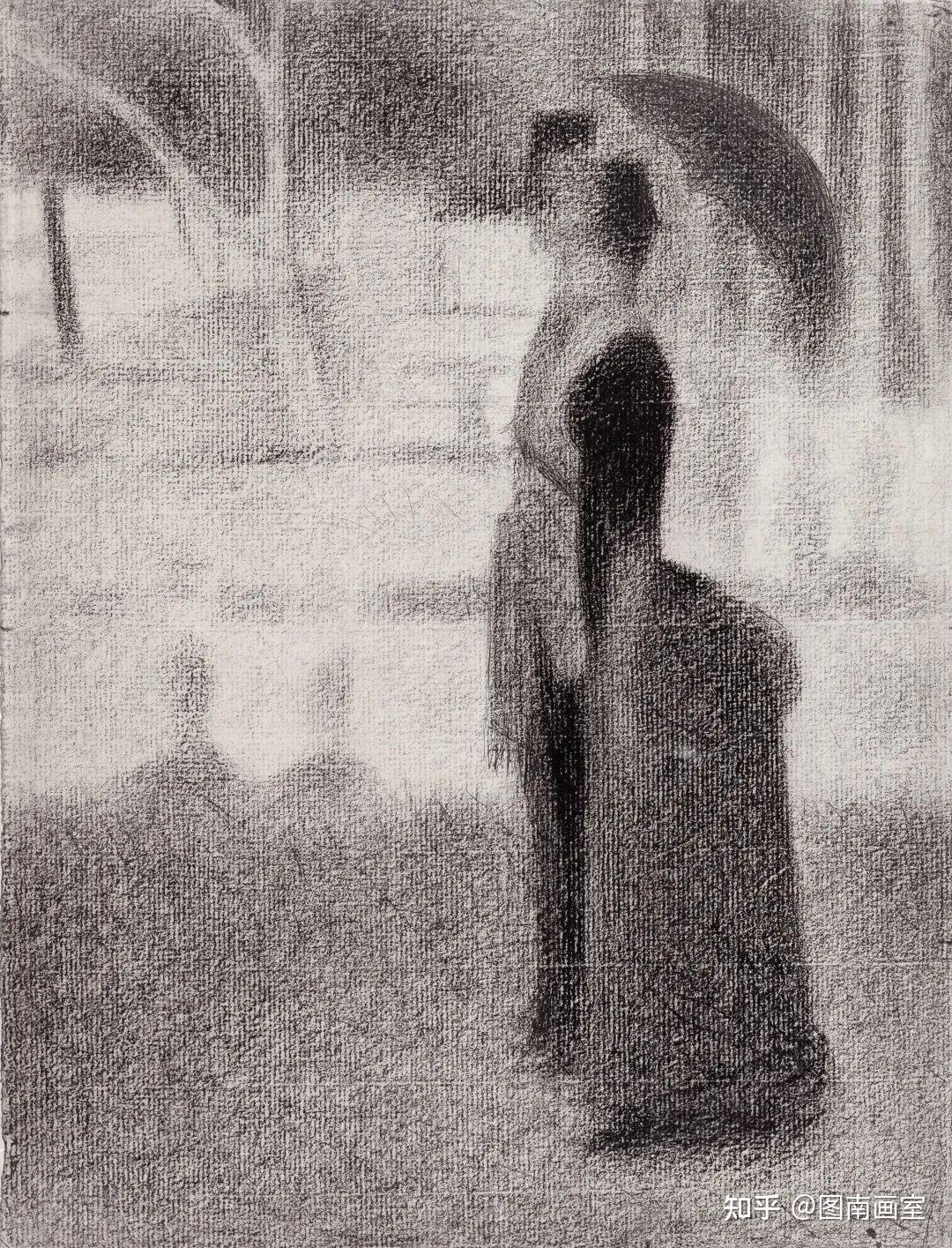 大师作品分享 | 乔治·修拉的素描作品,别有一番风味 - 知乎