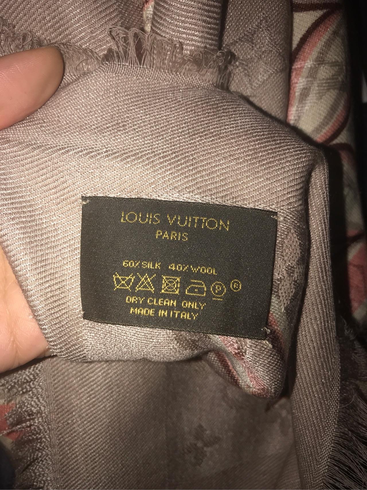 lv围巾水洗标疑问