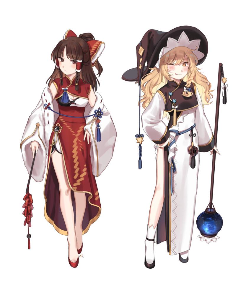 有哪些精美的东方project的新年贺图