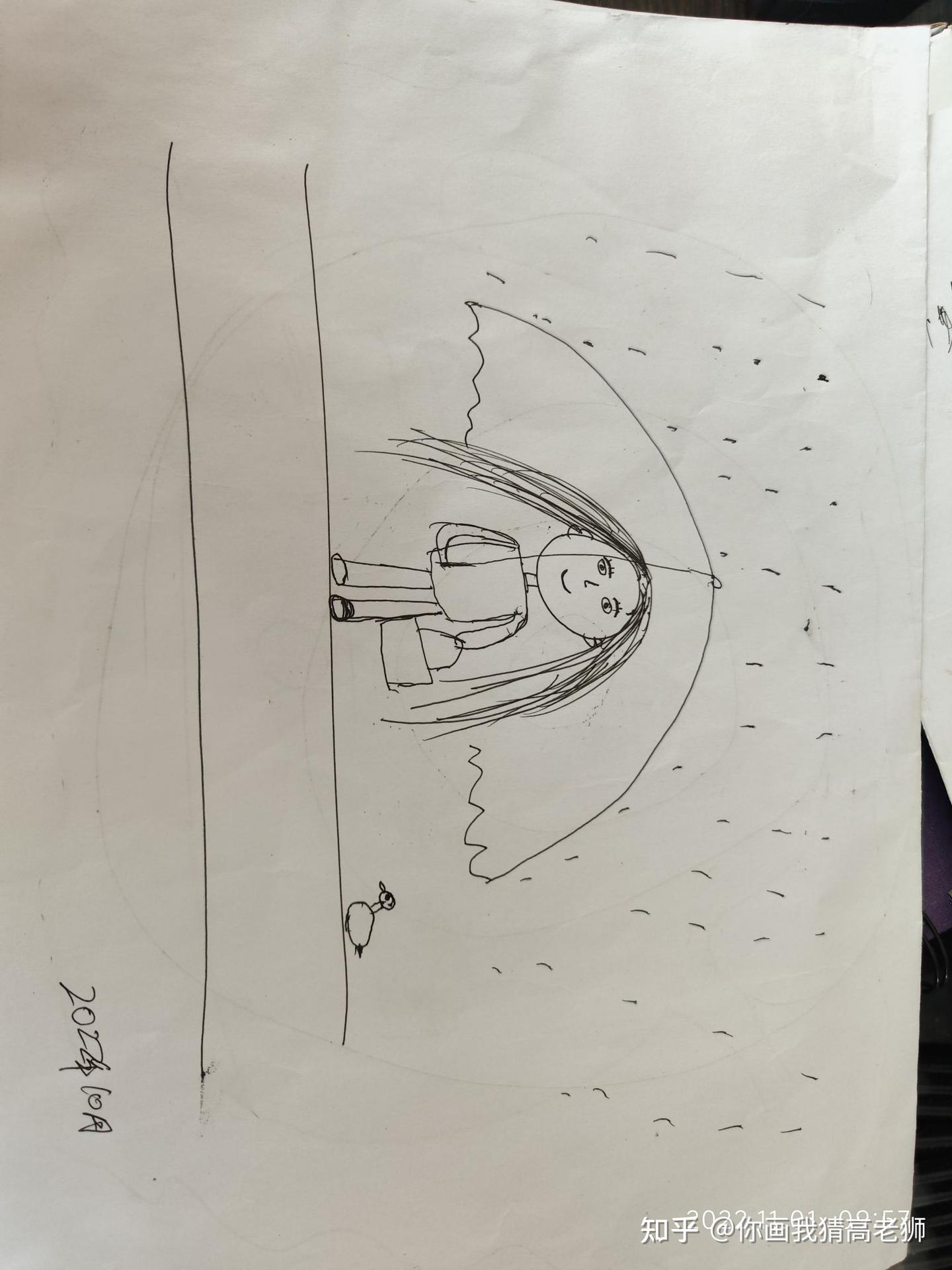 绘画心理投射分析 雨中人 - 知乎