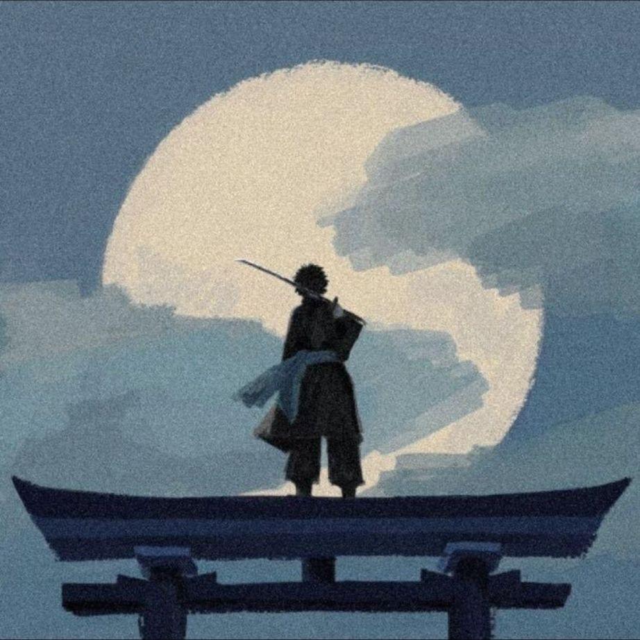 有没有风景与人物融合在一起的好看的动漫头像? - 知乎